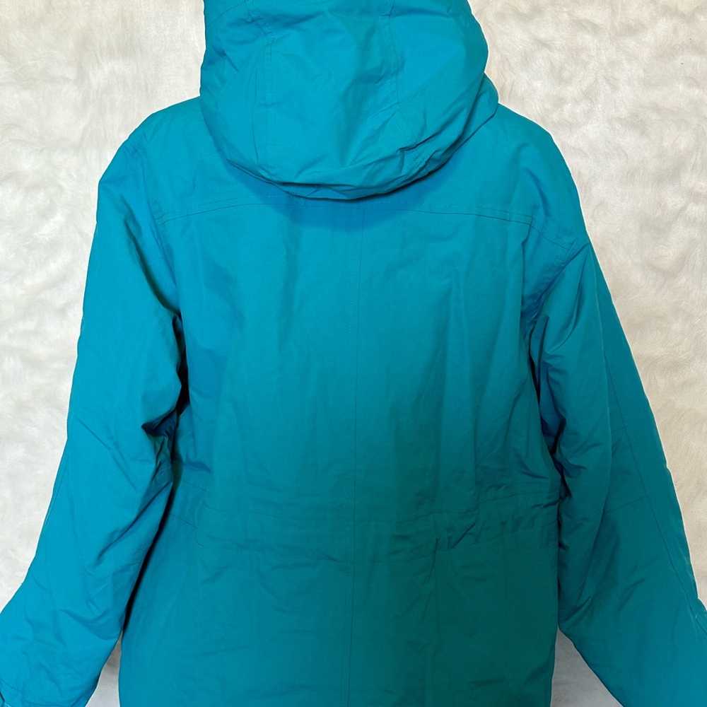Lands' End Navy and Aqua Jacket - Picture 9 of 10